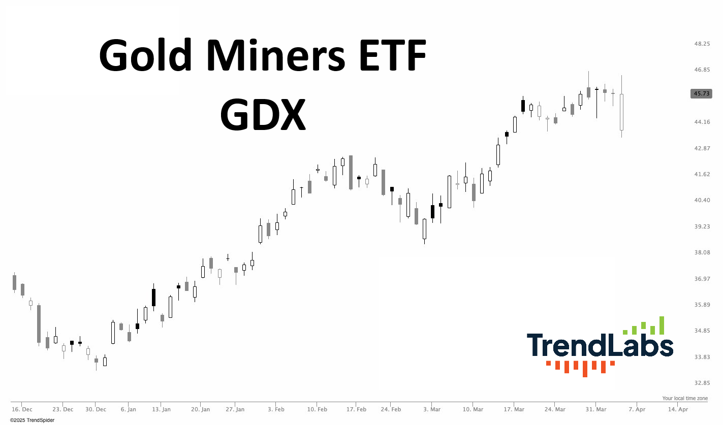 Gold Miners ETF GDX Chart